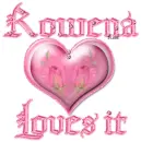 Rowena loves it