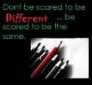 be different