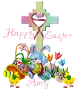 Happy Easter Cross- Amy