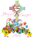 Happy Easter Cross- Ann