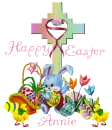 Happy Easter Cross-Annie