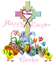 Happy Easter Cross- Cookie