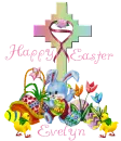 Happy Easter Cross-Evelyn