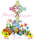 Happy Easter Cross-Toni