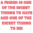 becoming a friend and having a friend