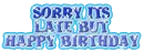 late birthday