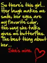 she's mine