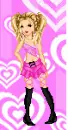 Cheerleader in Pink