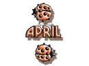 orange traveling ladybugs april