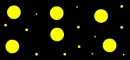 Yellow + Black Dots