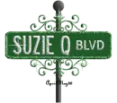 green street sign suzie q BLVD