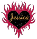 Jessica Flaming Heart