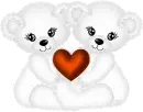 2 BEARS WITH A HEART