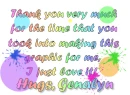 Thank you for my graphic