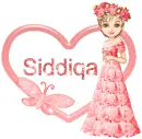 siddiqa with candy bar doll