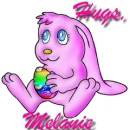 Easter bunny Hugs, Melanie