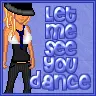 let me see you dance--doll in black and white