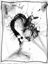 black heart in paper