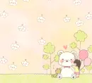 BUNNY GIRL WITH BEAR