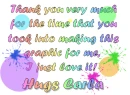 thank you for taking the time to make my graphic........