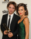 Camilla Belle and Robert Pattinson