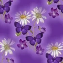 flowers and butterflay