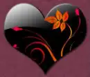 Black Hearts and Flowers