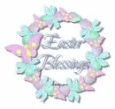 Easter Blessings wreath