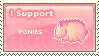 i support