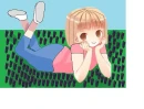 Girl in Bluebonnets
