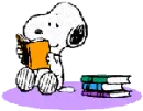 snoopy reading