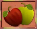 red and green apples