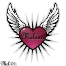 Heart with wings Melanie