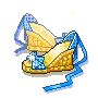 blue sandal
