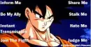 Goku & A Dark Blue Sky