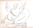 Dragon w/ winged heart