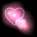 pink hearts