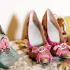 pink shoes