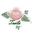pink painted rose