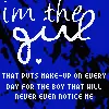 the girl who...