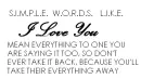 I LOVE YOU