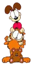 Garfield,Odie And Pooky