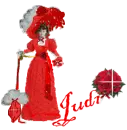 Judi's lady in red