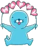 happy blue seal