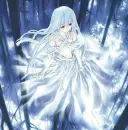 white anime girl