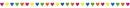 Colorful hearts