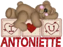 I love you Antoniette