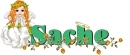 Angel with  Sache