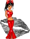 red color girl