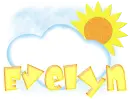 Evelyn- sun and cloud